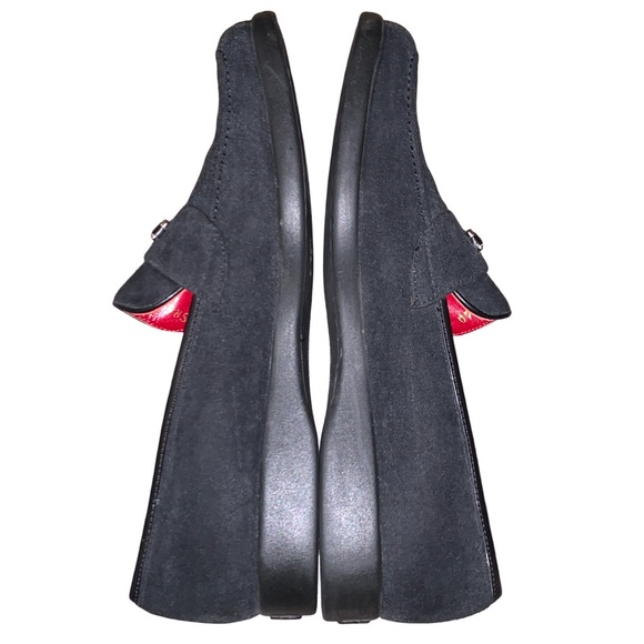 Salvatore Ferragamo Sport  Women's Black Suede Loafers Size 7.5 AAAA Old Money - Picture 4 of 9